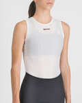 SPORTFUL Cyklistické tričko bez rukávov - PRO BASELAYER W - biela
