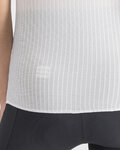 SPORTFUL Cyklistické tričko bez rukávov - PRO BASELAYER W - biela