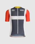 SPORTFUL Cyklistický dres s krátkym rukávom - CLASSIC HERITAGE - modrá/biela/červená/žltá