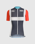SPORTFUL Cyklistický dres s krátkym rukávom - CLASSIC HERITAGE W - modrá/biela/červená