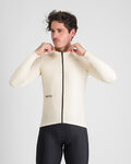 SPORTFUL Cyklistický dres s dlhým rukávom zimný - CLASSIC THERMAL - ivory