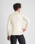 SPORTFUL Cyklistický dres s dlhým rukávom zimný - CLASSIC THERMAL - ivory