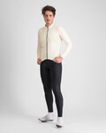 SPORTFUL Cyklistický dres s dlhým rukávom zimný - CLASSIC THERMAL - ivory