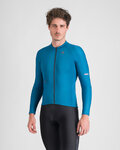 SPORTFUL Cyklistický dres s dlhým rukávom zimný - SUPERNOVA THERMAL - modrá