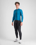 SPORTFUL Cyklistický dres s dlhým rukávom zimný - SUPERNOVA THERMAL - modrá