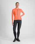 SPORTFUL Cyklistický dres s dlhým rukávom zimný - SUPERNOVA THERMAL W - oranžová