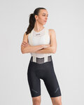 SPORTFUL Cyklistické nohavice krátke s trakmi - HXPEREPIC - čierna