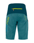 KARPOS Cyklistické nohavice krátke bez trakov - RAPID BAGGY - modrá/zelená