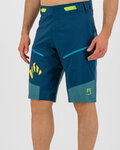 KARPOS Cyklistické nohavice krátke bez trakov - RAPID BAGGY - modrá/zelená