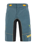 KARPOS Cyklistické nohavice krátke bez trakov - BALLISTIC EVO - modrá/šedá