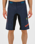 KARPOS Cyklistické nohavice krátke bez trakov - BALLISTIC EVO - modrá
