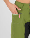 KARPOS Cyklistické nohavice krátke bez trakov - BALLISTIC EVO - zelená