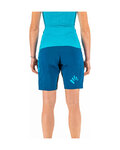 KARPOS Cyklistické nohavice krátke bez trakov - BALLISTIC EVO - modrá