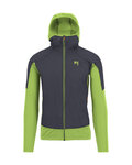 KARPOS Cyklistická vetruodolná bunda - LAVAREDO - zelená/modrá