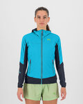 KARPOS Cyklistická vetruodolná bunda - LAVAREDO W - svetlo modrá/modrá