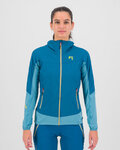 KARPOS Cyklistická vetruodolná bunda - LAVAREDO W - modrá