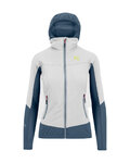 KARPOS Cyklistická vetruodolná bunda - LAVAREDO W - biela/modrá