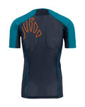 KARPOS Cyklistické tričko s krátkym rukávom - LAVAREDO - čierna/modrá