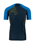 KARPOS Cyklistické tričko s krátkym rukávom - LAVAREDO - čierna/modrá