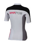 KARPOS Cyklistický dres s krátkym rukávom - VERVE - biela/šedá
