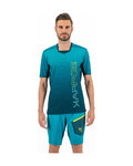 KARPOS Cyklistický dres s krátkym rukávom - VERVE - tyrkysová