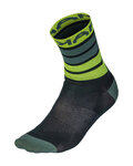 KARPOS Cyklistické ponožky klasické - VERVE - modrá/zelená/žltá