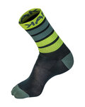 KARPOS Cyklistické ponožky klasické - VERVE - modrá/zelená/žltá