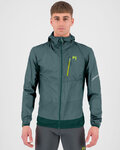 KARPOS Cyklistická vetruodolná bunda - LOT EVO - zelená/čierna