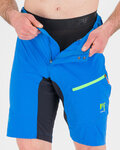 KARPOS Cyklistické nohavice krátke bez trakov - VAL VIOLA - svetlo modrá