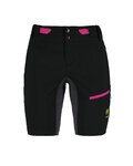 KARPOS Cyklistické nohavice krátke bez trakov - VAL VIOLA - čierna