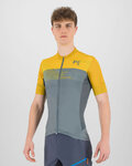 KARPOS Cyklistický dres s krátkym rukávom - GREEN FIRE - žltá/zelená