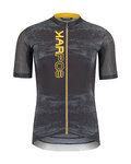 KARPOS Cyklistický dres s krátkym rukávom - GREEN FIRE - čierna/žltá
