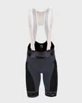 KARPOS Cyklistické nohavice krátke s trakmi - VERVE EVO - čierna/šedá