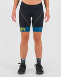 KARPOS Cyklistické nohavice krátke bez trakov - VERVE EVO - čierna/zelená