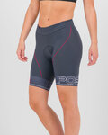 KARPOS Cyklistické nohavice krátke bez trakov - VERVE EVO W - modrá/ružová