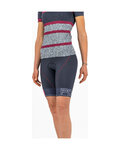KARPOS Cyklistické nohavice krátke bez trakov - VERVE EVO W - modrá/ružová