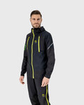KARPOS vodeodolná bunda - LAVAREDO RAIN - čierna/zelená