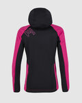 KARPOS Cyklistická vetruodolná bunda - LAVAREDO WINTER KIDS - ružová/čierna