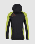 KARPOS Cyklistická vetruodolná bunda - LAVAREDO WINTER KIDS - zelená/čierna