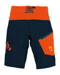 KARPOS Cyklistické nohavice krátke bez trakov - VAL DI DENTRO - modrá/oranžová