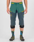 KARPOS Cyklistické nohavice krátke bez trakov - VAL FEDERIA EVO - zelená