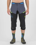 KARPOS Cyklistické nohavice krátke bez trakov - VAL FEDERIA EVO - šedá/čierna