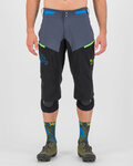 KARPOS Cyklistické nohavice krátke bez trakov - VAL FEDERIA EVO - šedá/čierna