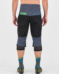 KARPOS Cyklistické nohavice krátke bez trakov - VAL FEDERIA EVO - šedá/čierna