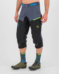 KARPOS Cyklistické nohavice krátke bez trakov - VAL FEDERIA EVO - šedá/čierna