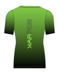 KARPOS Cyklistické tričko s krátkym rukávom - VERVE MESH - čierna/zelená