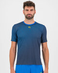 KARPOS Cyklistické tričko s krátkym rukávom - LAVAREDO ULTRA - čierna/modrá
