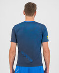 KARPOS Cyklistické tričko s krátkym rukávom - LAVAREDO ULTRA - čierna/modrá