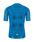 KARPOS Cyklistický dres s krátkym rukávom - VAL VIOLA - modrá/zelená