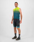 KARPOS Cyklistický dres bez rukávov - VAIL VIOLA  - žltá/zelená